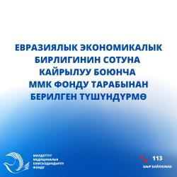 Евразиялык экономикалык бирлигинин Сотуна кайрылуу боюнча Милдеттүү медициналык камсыздандыруу фонду тарабынан берилген түшүндүрмө