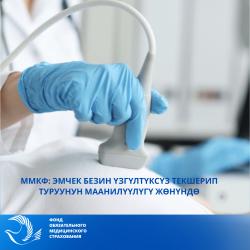 ММКФ эмчек безин үзгүлтүксүз текшерип туруунун маанилүүлүгү жөнүндө
